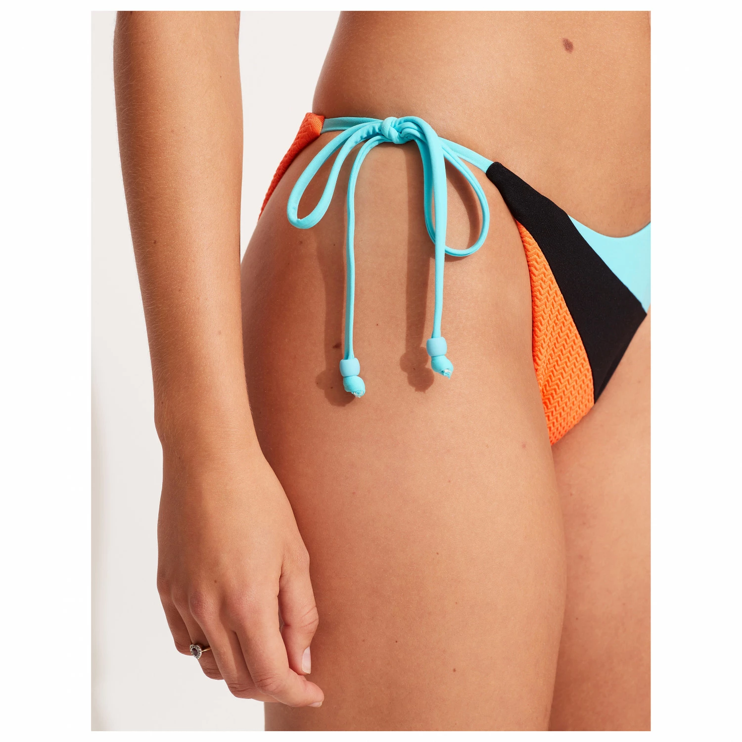 Seafolly - Women's Slice Of Splice Spliced Tie Side Rio - Bikini Bottom 5 Seafolly - Women's Slice Of Splice Spliced Tie Side Rio - Bikini Bottom - Image 3