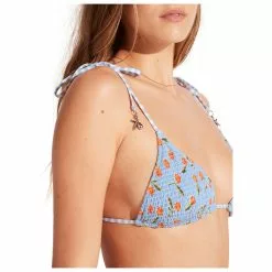 Seafolly - Women's Summercrush Shirred Reversible Slide Tri - Bikini Top -Seafolly Shop seafolly womens summercrush shirred reversible slide tri bikini top detail 3