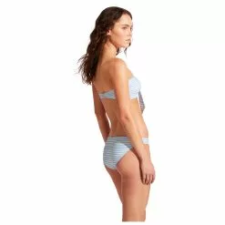 Seafolly - Women's Summercrush Twist Tie Front Bandeau - Bikini Top -Seafolly Shop seafolly womens summercrush twist tie front bandeau bikini top detail 3