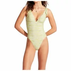 Seafolly Women's Summercrush V Neck One Piece - Swimsuit