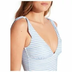 Seafolly Women's Summercrush V Neck One Piece - Swimsuit -Seafolly Shop seafolly womens summercrush v neck one piece swimsuit detail 3