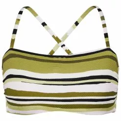 Seafolly - Women's Sun Stripe DD Bandeau Bra - Bikini Top -Seafolly Shop seafolly womens sun stripe dd bandeau bra bikini top 1