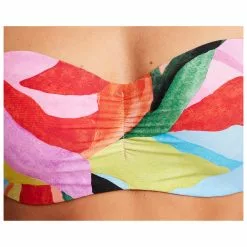 Seafolly - Women's Tropfest Bustier Bandeau - Bikini Top -Seafolly Shop seafolly womens tropfest bustier bandeau bikini top detail 4