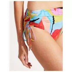 Seafolly - Women's Tropfest Drawstring Hipster - Bikini Bottom -Seafolly Shop seafolly womens tropfest drawstring hipster bikini bottom detail 3