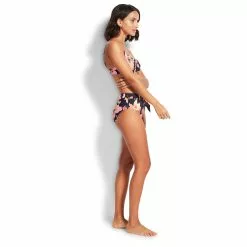 Seafolly - Women's Wide Side Retro IV - Bikini Bottom -Seafolly Shop seafolly womens wide side retro iv bikini bottom detail 3