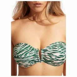 Seafolly - Women's Wild At Heart DD U Tube - Bikini Top 11 Seafolly - Women's Wild At Heart DD U Tube - Bikini Top -Seafolly Shop seafolly womens wild at heart dd u tube bikini top detail 5