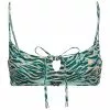 Seafolly - Women's Wild At Heart Drawstring Neck Bralette - Bikini Top -Seafolly Shop seafolly womens wild at heart drawstring neck bralette bikini top