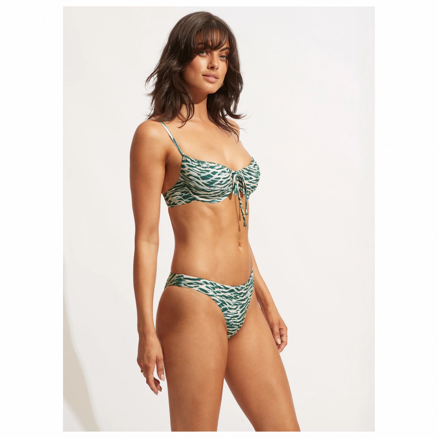 Seafolly - Women's Wild At Heart High Cut Rio - Bikini Bottom 5 Seafolly - Women's Wild At Heart High Cut Rio - Bikini Bottom - Image 3