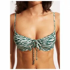 Seafolly - Women's Wild At Heart Underwire Bra - Bikini Top -Seafolly Shop seafolly womens wild at heart underwire bra bikini top detail 6