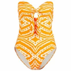 Seafolly Women's Zanzibar Twist Tie Front One Piece - Swimsuit